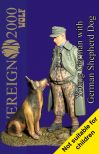 S2KW061 - Young German in greatcoat with German Shepherd